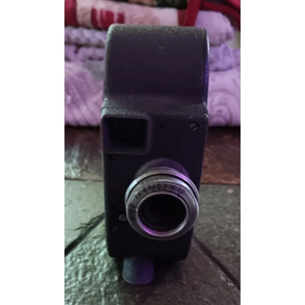 BELL & HOWELL Vintage 8mm Movie Camera Metal Turret Lens USA Collector Prop